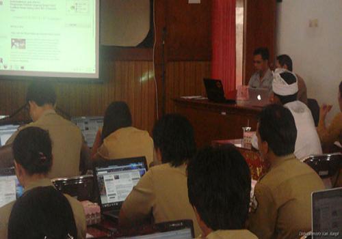 Pelatihan Website WWW.BANGLIKAB.GO.ID dan Sub Domain SKPD