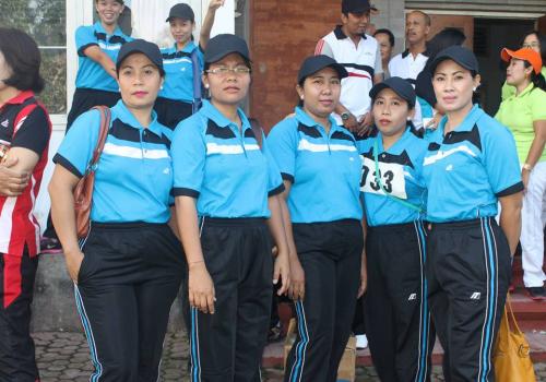 Lomba Senam HUT Bangli Ke 811