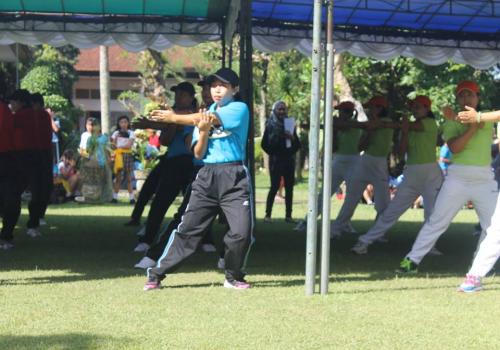 Lomba Senam HUT Bangli Ke 811